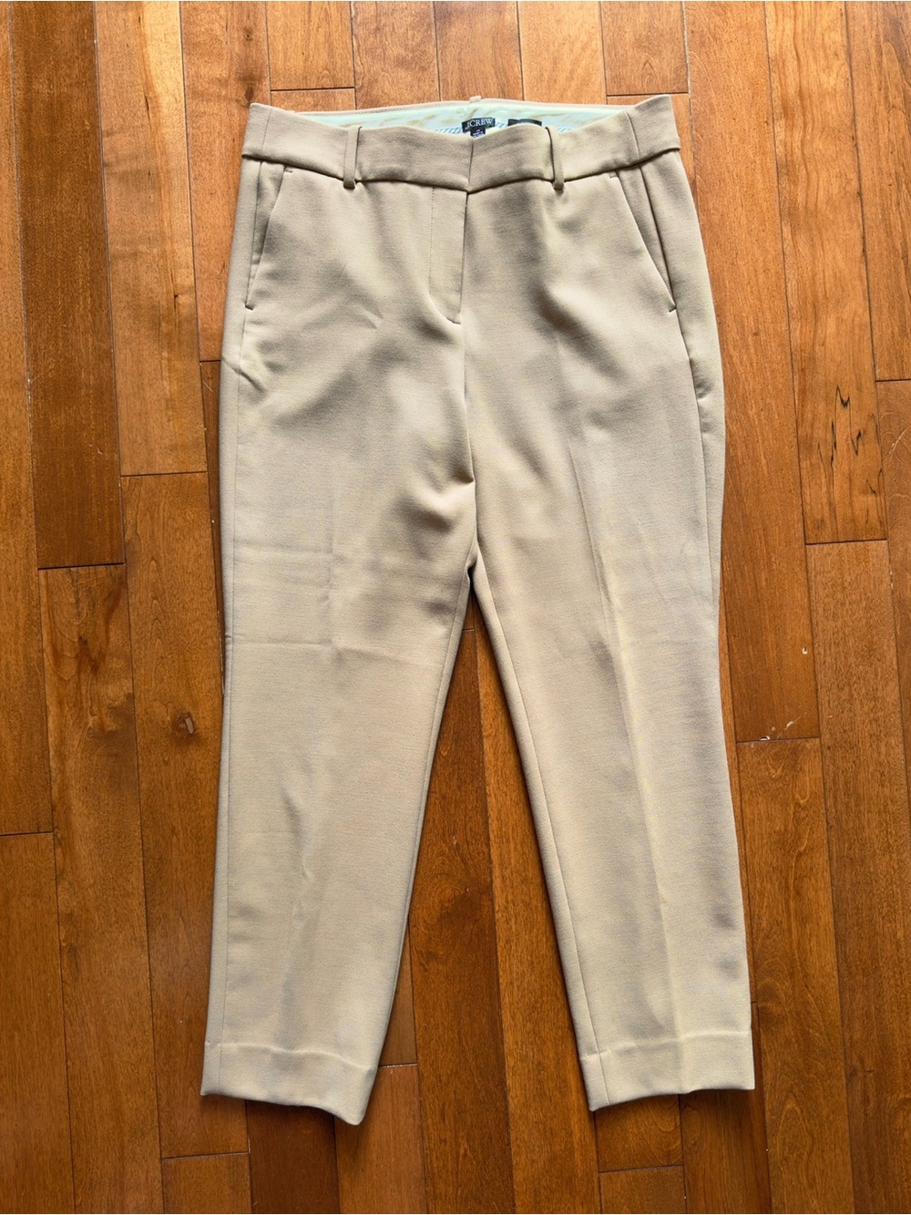 J.Crew Cameron Slim Cropped Pants in Tan / Camel Size 12